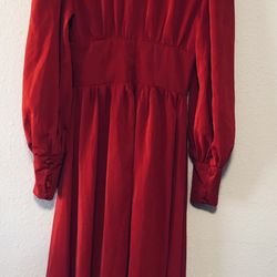 Vestido rojo, de vestir largo nuevo 