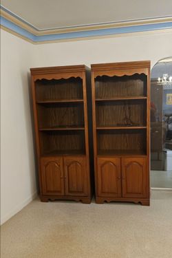 Mahogany Book Cases