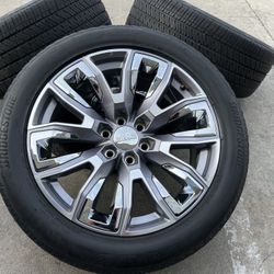 22” GMC Yukon Sierra Denali Silverado Tahoe Ultimate High Country Wheels Rims Tires Factory OEM 2023