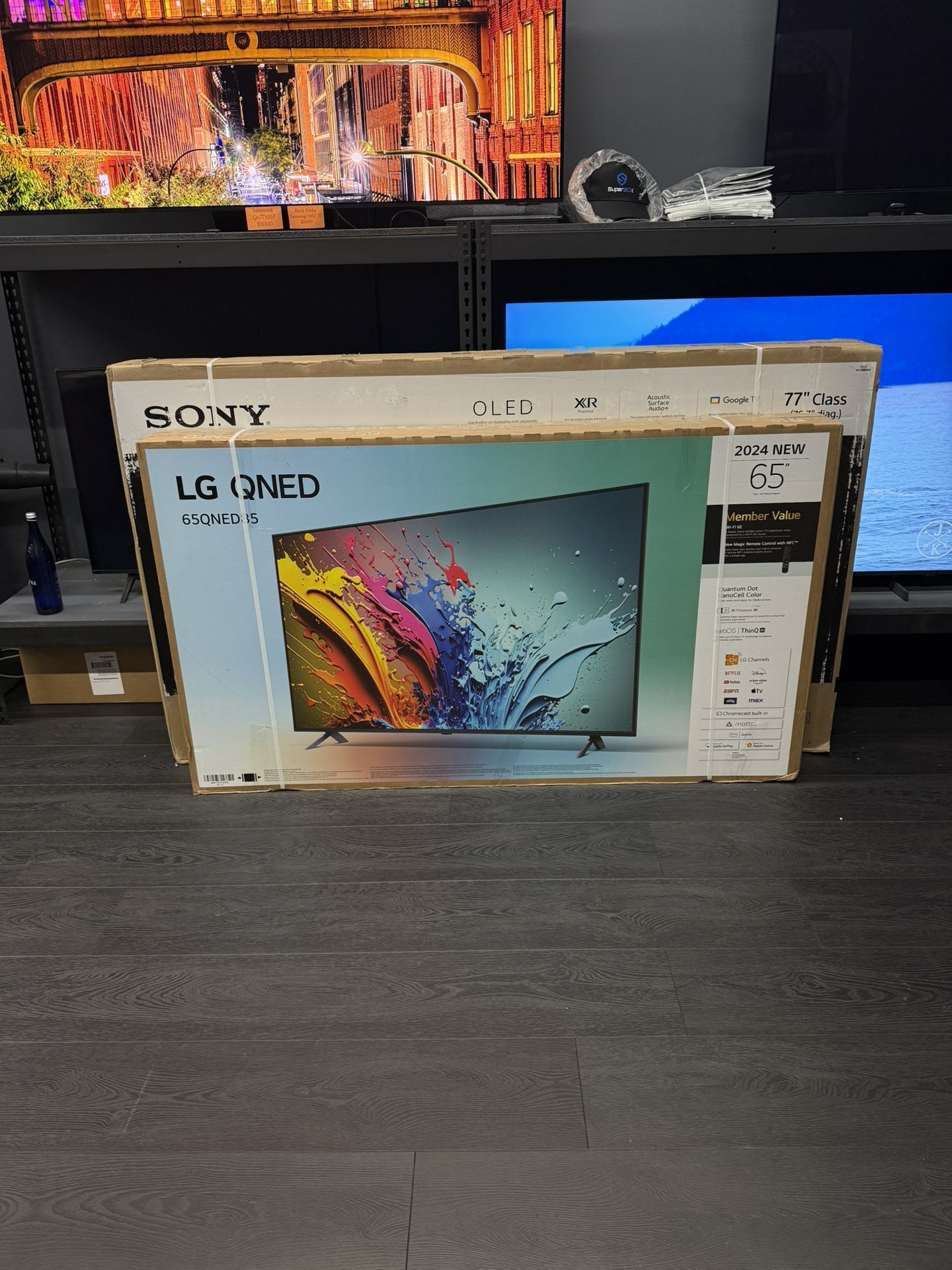 LG QNED NANO CELL 65QNED85 SMART 4k TVS AI THIN Q 