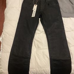 Purple jeans