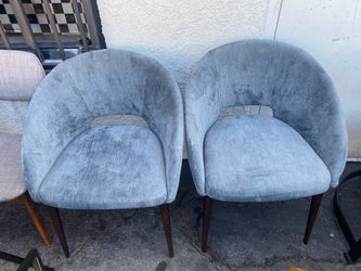 2 Dining Chair  blue