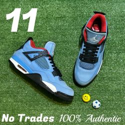 Size 11 Air Jordan 4 Retro X Travis Scott “Cactus Jack” 🌵