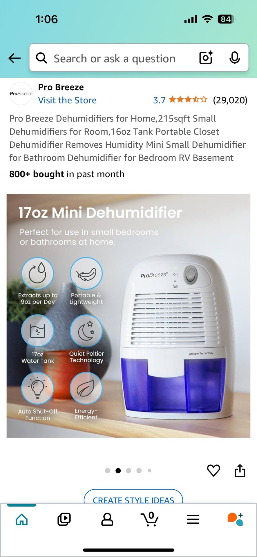 Mini Dehumidifier 