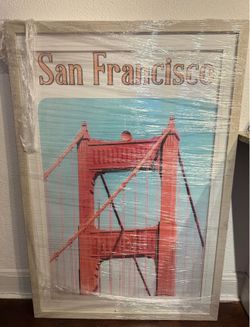 San Francisco framed wall art