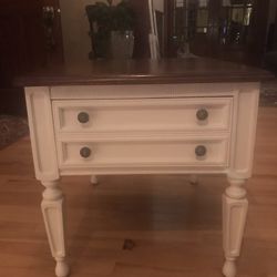Restored Cottage Farmouse end table by Broyhill