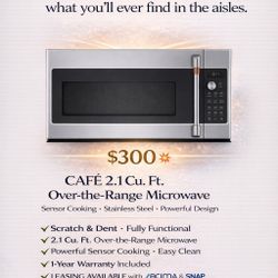 Cafe 2.1 Ft.³ Over The Range Microwave