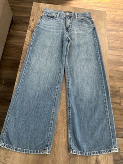 Women’s wide leg jeans banana republic size 27/4