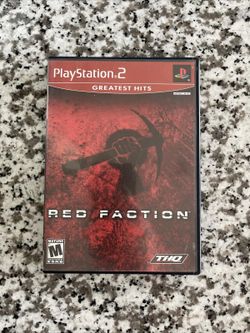 Red Faction (sony PS2) 2002 - Complete In Box with Manual CIB PlayStation
