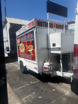 Food Vending Trailer with LED Sign