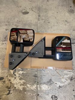 LA Zona Auto Parts 1997 to 2003 Ford F150 F250 Light Duty Towing Mirrors Espejos Retrovisores Manual