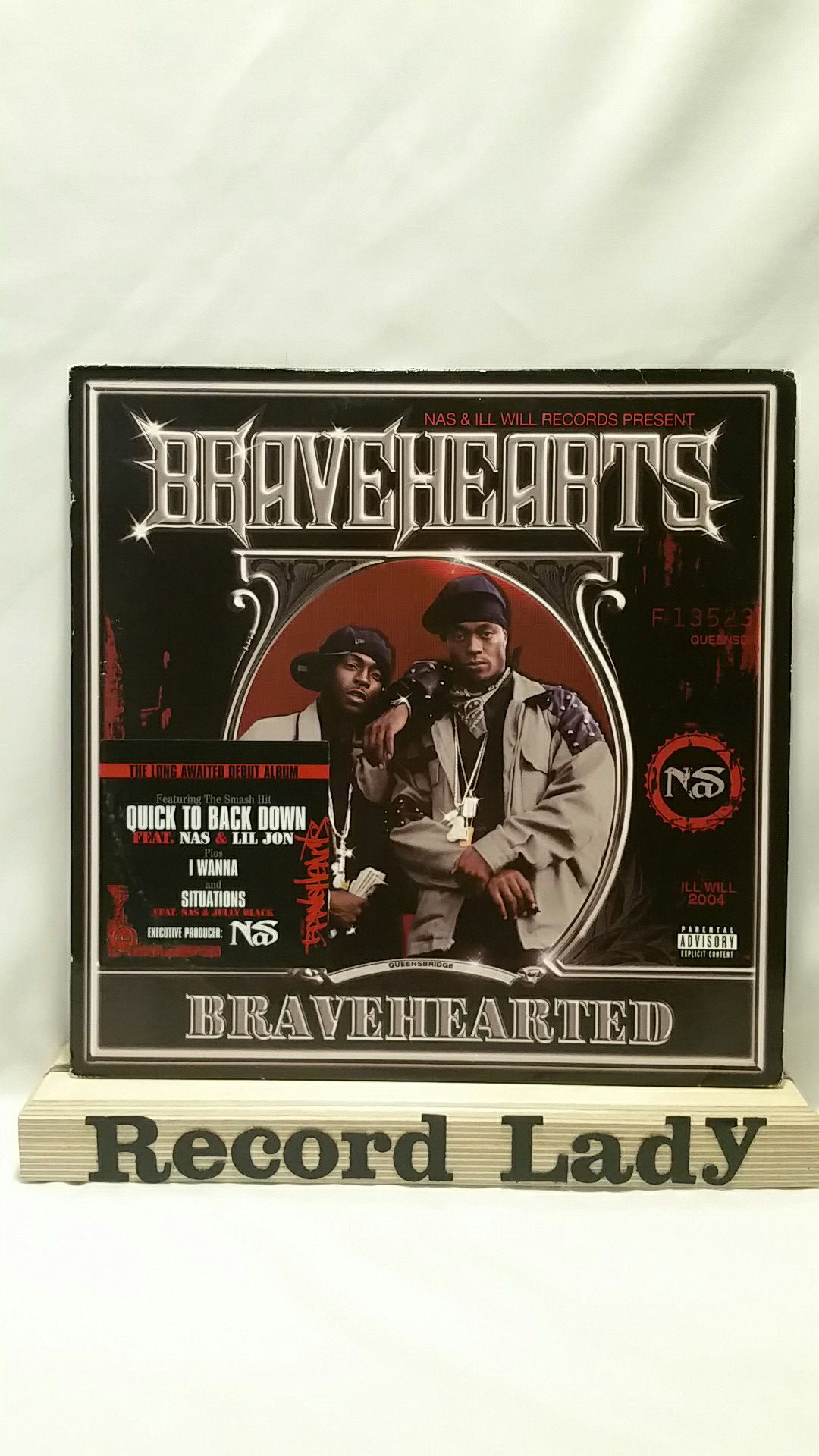 Nas "Bravehearts" 2XLP vinyl records Hip Hop