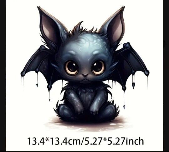 Bat Cat Vinyl Car Decal Sticker