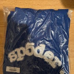 Blue Sp5der Hoodie 