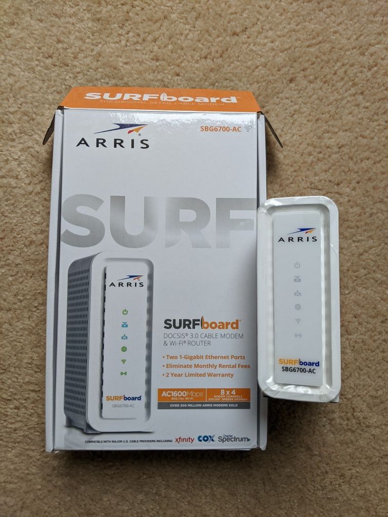 Arris Surfboard SBG6700AC modem router
