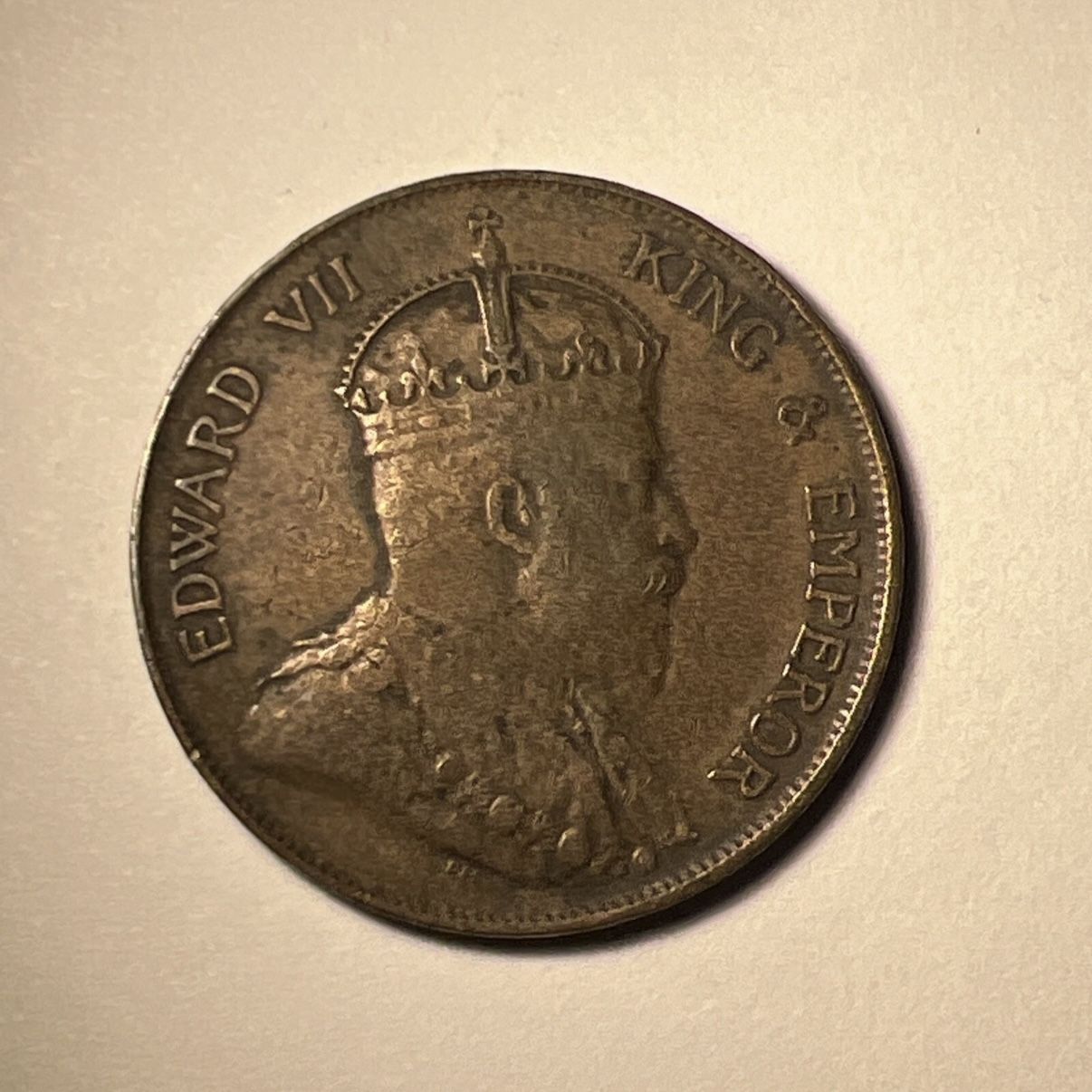 Hong Kong - One Cent Coin - 1904 || King Edward VII