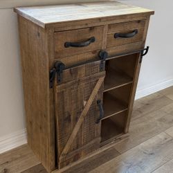 Barn Door Storage Cabinet Small