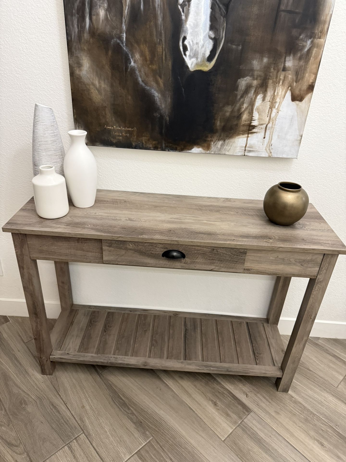 Console Table Composite Wood 