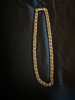 Chino tejido oro lamido 14kt