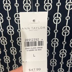 Women’s Top Navy Ann Taylor