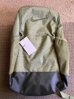 Nike Brasilia 9.5 Green Training Backpack New