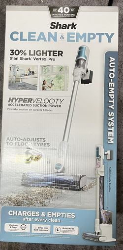 Shark vacuum Clean and Empty Bagless Cordless  Auto-Empty System