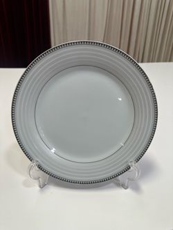 Fancy Silver Trimmed Plates