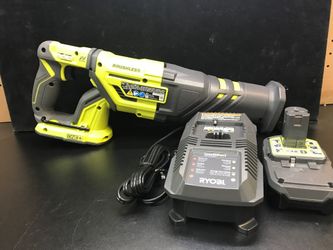 RYOBI RECIPROCATING SAW/CHARGER/BATTERY