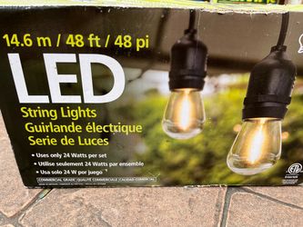 48 ft LED Outdoor String Lights