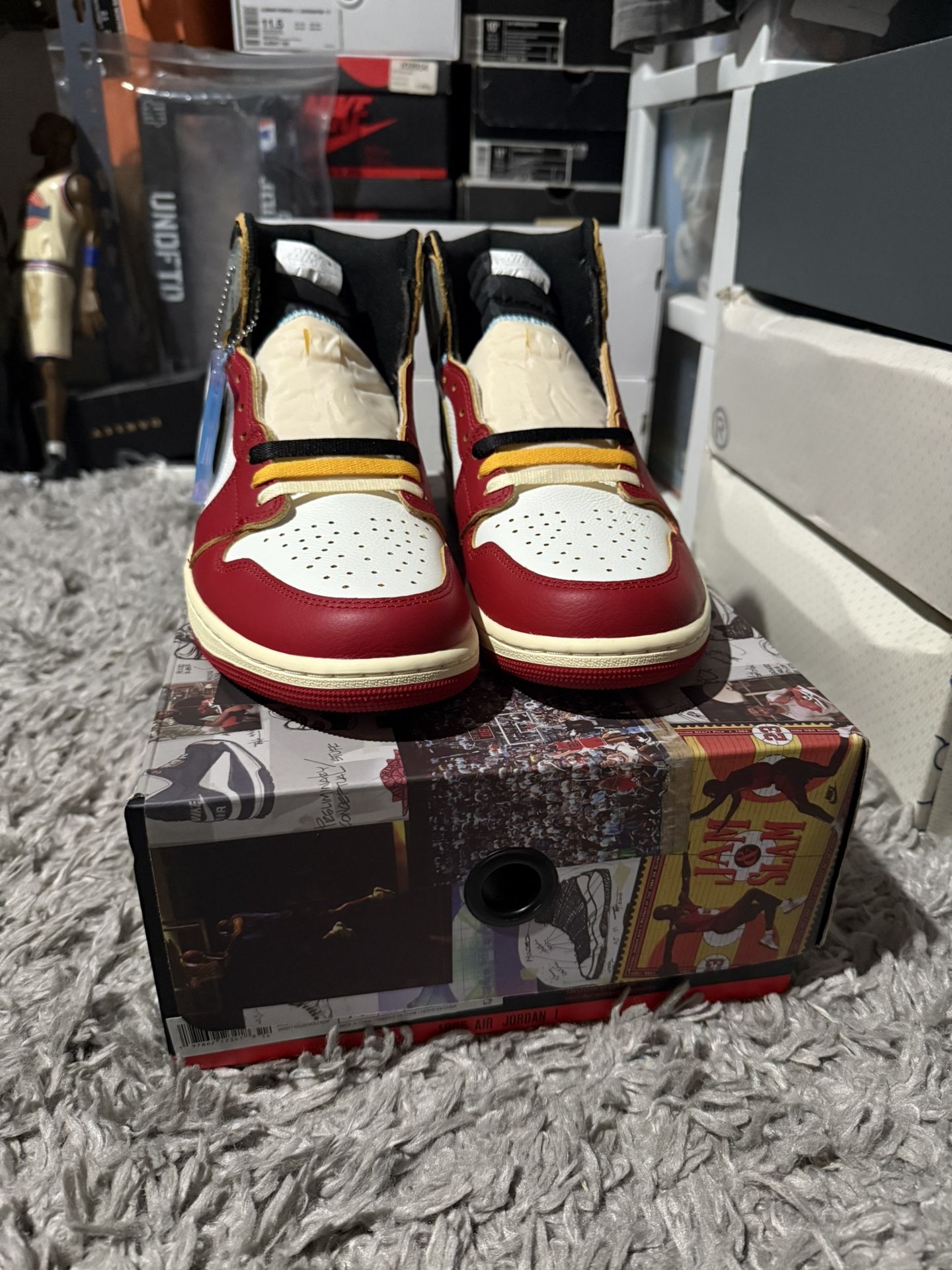 Jordan union 1 Chicago Shadow Size 11.5