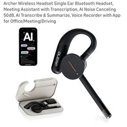 Single ear Bluetooth headset
