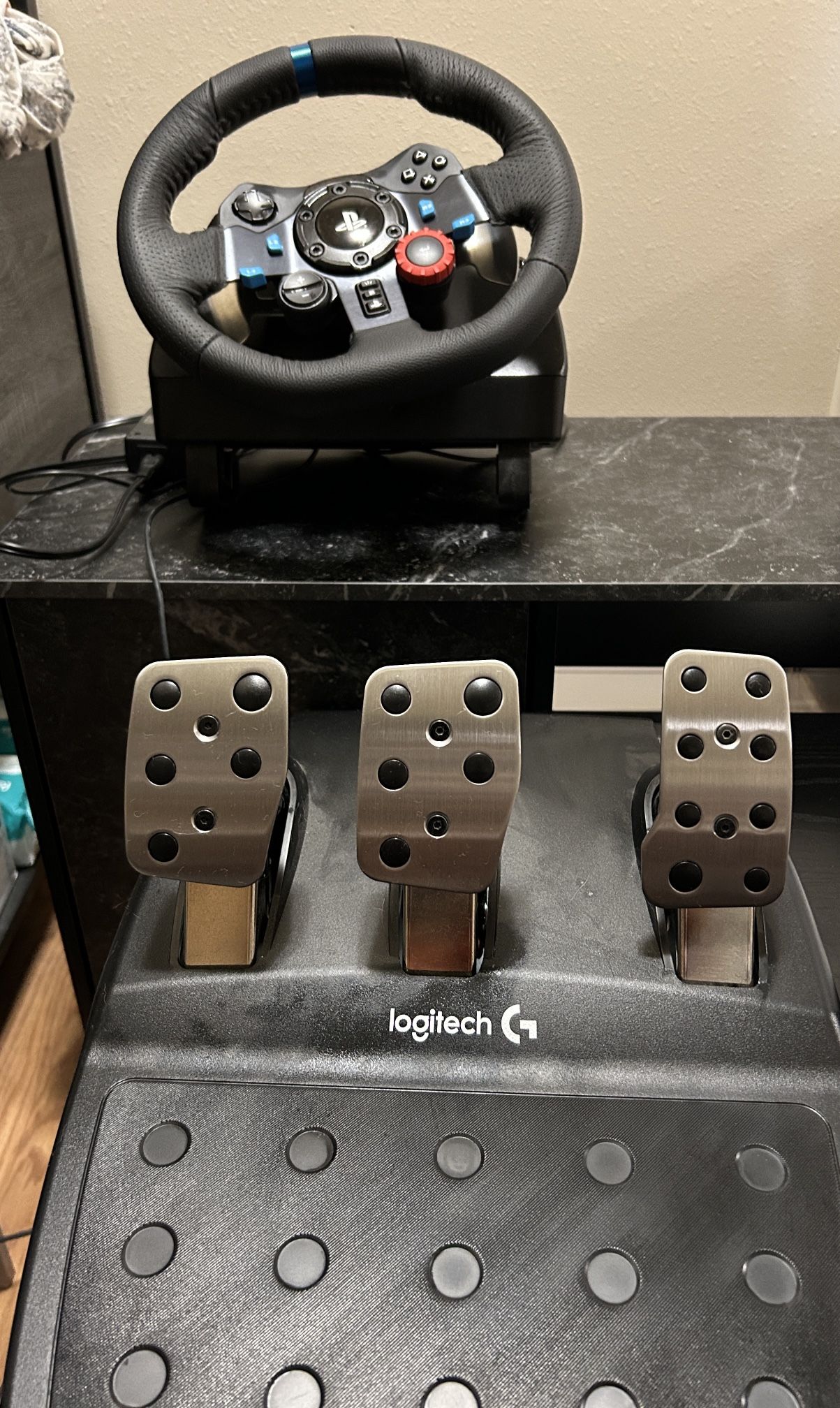 G29 Logitech Dry Force, Playstation Pc Windows Racing Wheel With Pedals