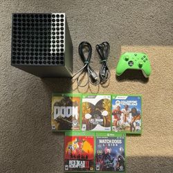 Series X Console Bundle With Two Games -extra Controller 1TB And More Accessories 