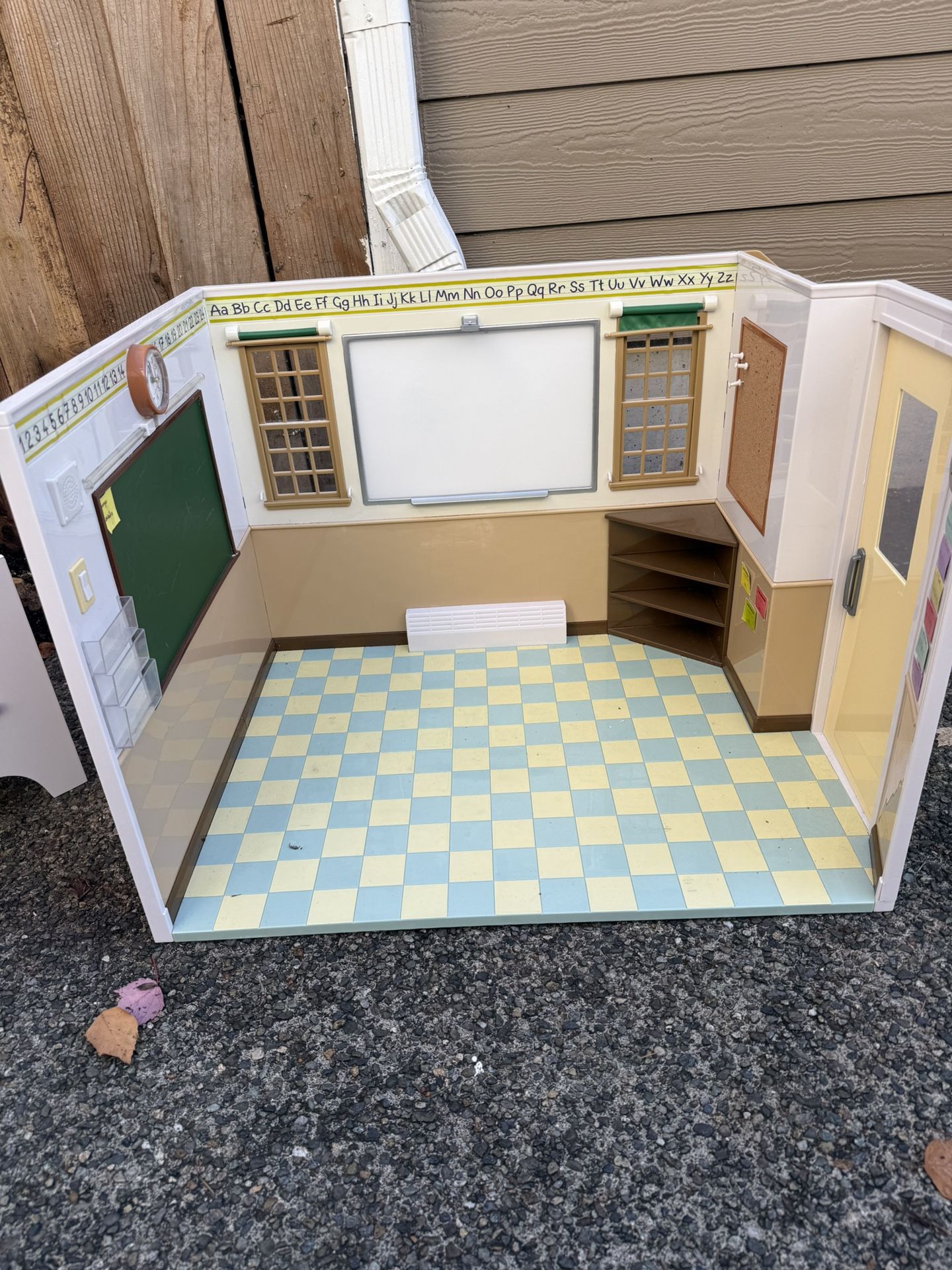 American Girl doll accessories - car, classroom, bunk bed, and vet clinic