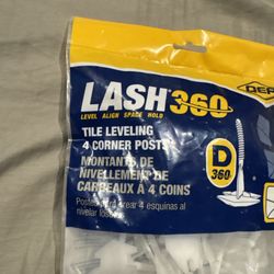 Tile leveling for corner post lash 360