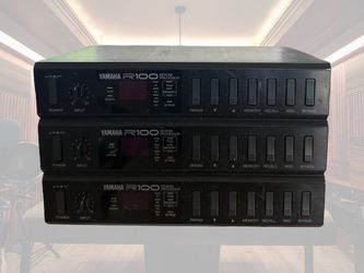 Yamaha R100 Digital Reverb Processor — $65 each ($170 for all 3)