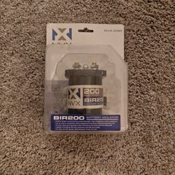 Battery Isolator NVX 200 AMP RELAY