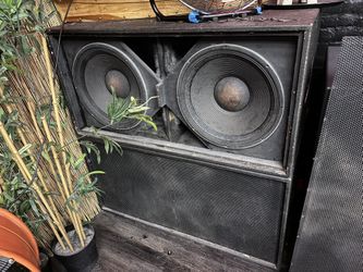 Two Dual 18 Inch JbL Enclosures. FREE