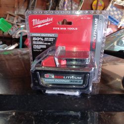 Brand New Milwaukee M18 HIGH OUTPUT RED  LITIHEM XC6.0 BATTERY
