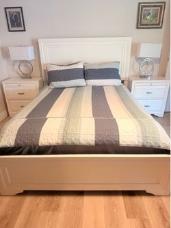 White Queen Bed Frame