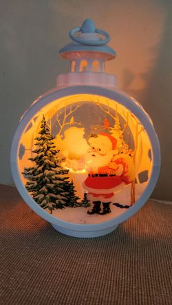 Lighted Christmas Lantern Decoration