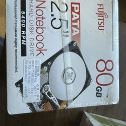 Fujitsu 80 GB PATA 2.5 Notebook Hard Diskdrive 5400RPM