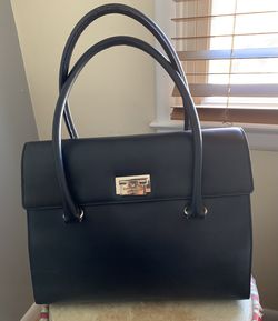 Kate Spade Black Handbag-multiple Compartments Great Condition