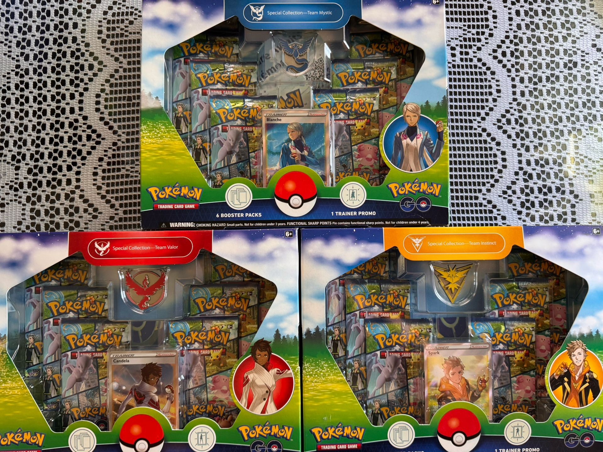 sealed Pokemon GO Team Leader Special Collection Set
