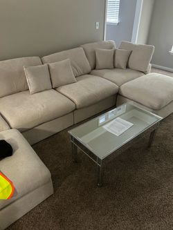 Latitude Run 155.7" W 6-Piece Modular Chenille Sectional