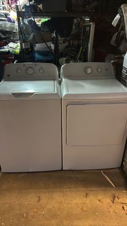 GE washer and gas dryer