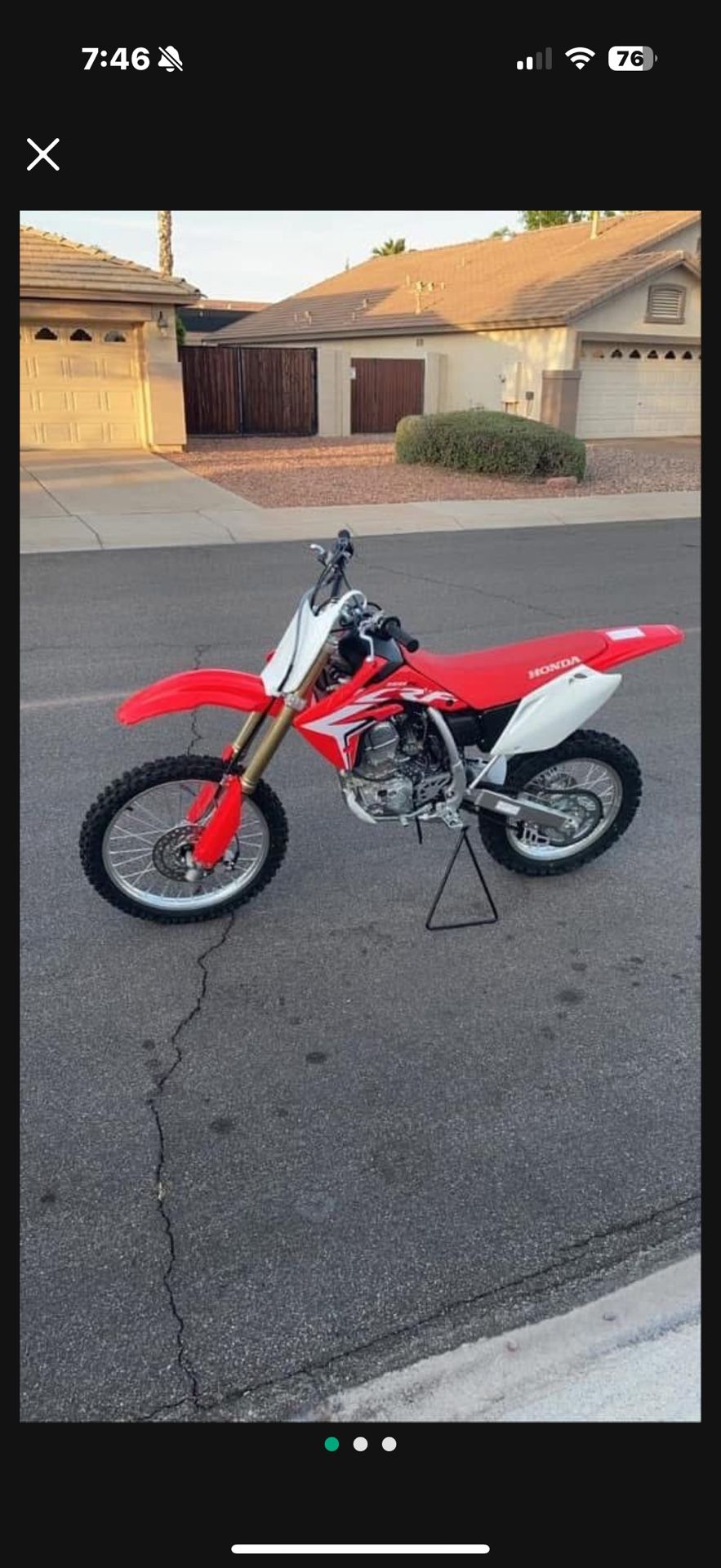 2020 Honda CRF150RB (Low hours)