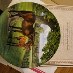 Limited edition Spode English Thoroughbred collector plate