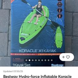 Bestway Hydro Force Inflatable Koracle Fishing Kayak