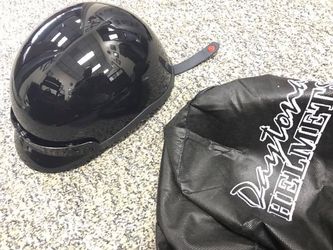 Daytona motorcycle Half helmet. Size medium.
